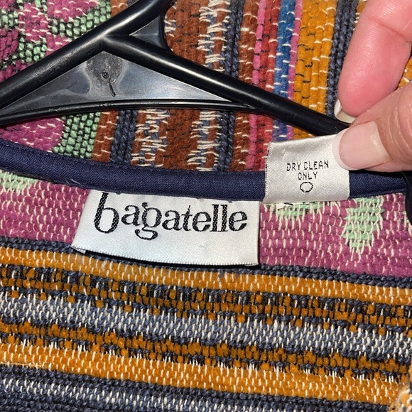 Bagatelle Women's Plaid Print Oversized Cropped Jacket - Picture 6 of 8